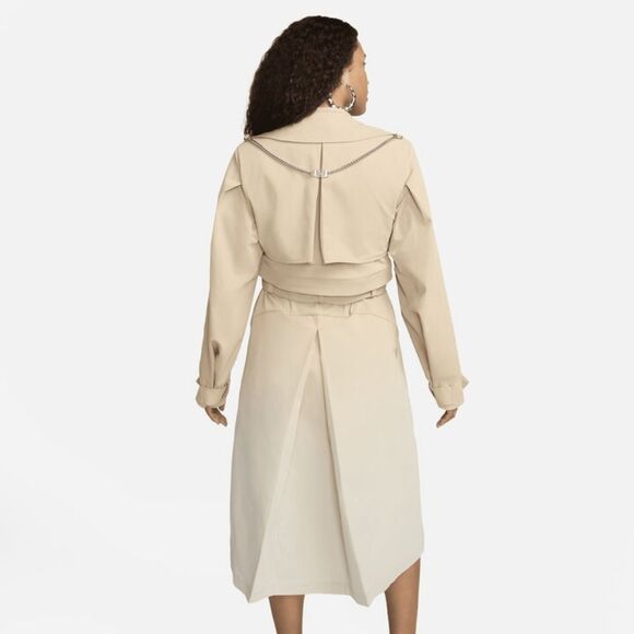 Nike Serena Williams beige trench coat size S NWT - Picture 9 of 10